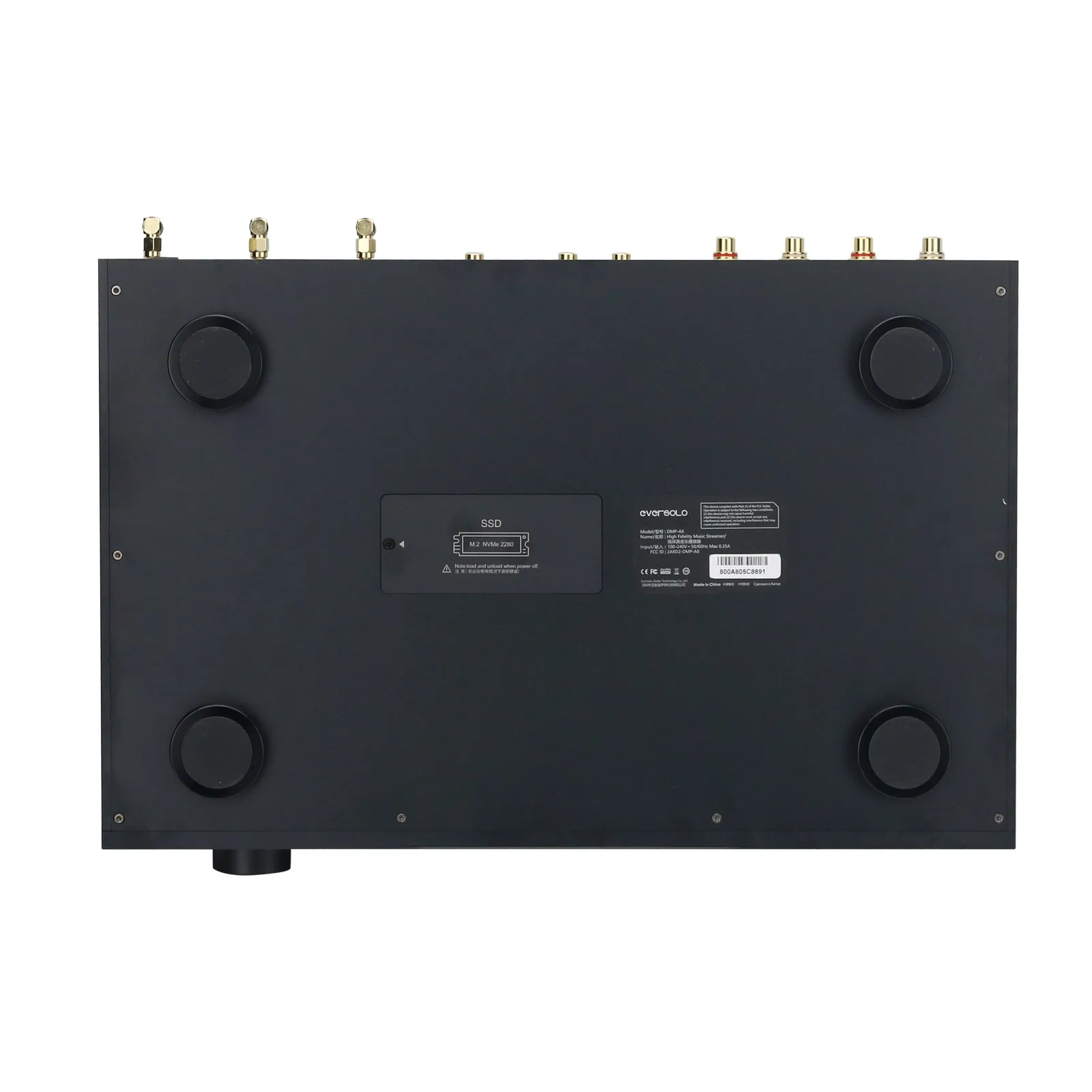 HiFiAMP Eversolo DMP-A8 4G+64G Music Streamer DAC QCC5125 Bluetooth 5.0 Receiver for DSD512 PCM 768KHz 32Bit