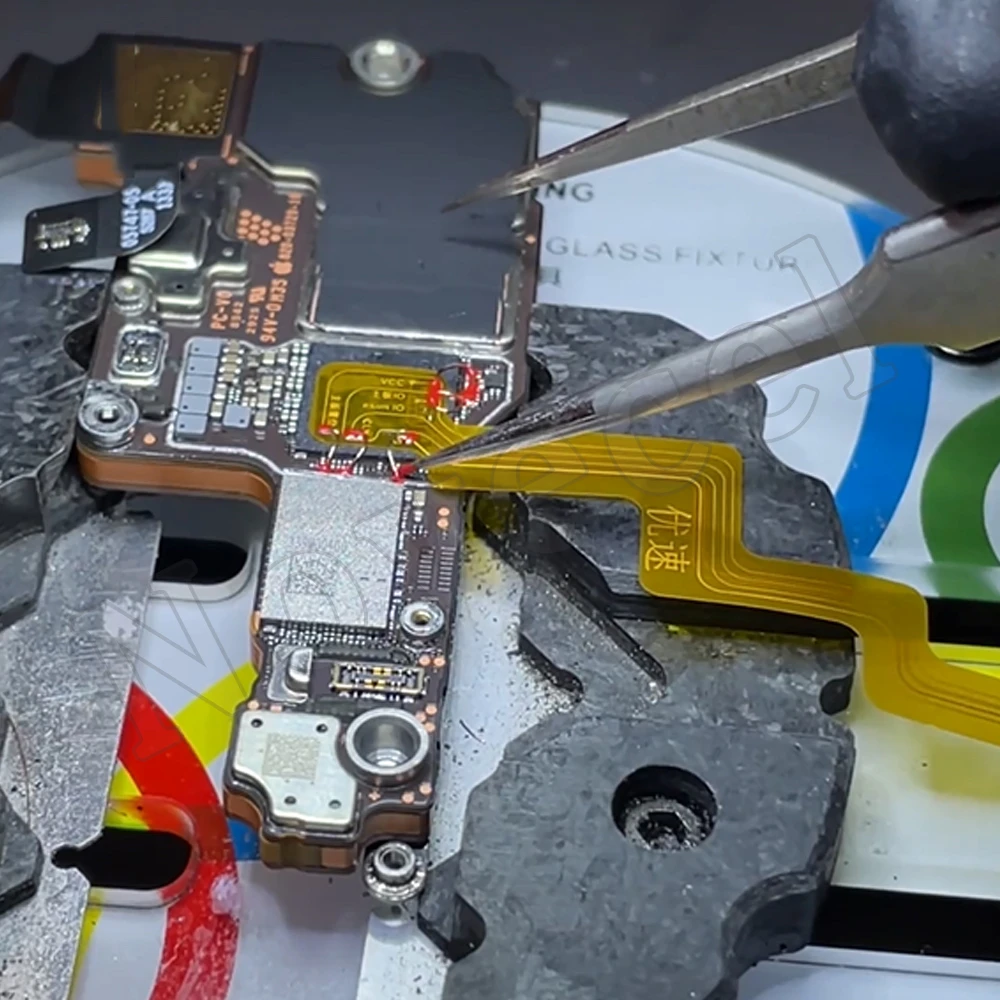 US Version For iPhone 17Pro 17 Pro Max ESIM to SIM Card Flex Cable Replacement with Built-in MEP Super Snow IC Repair Tools image 2