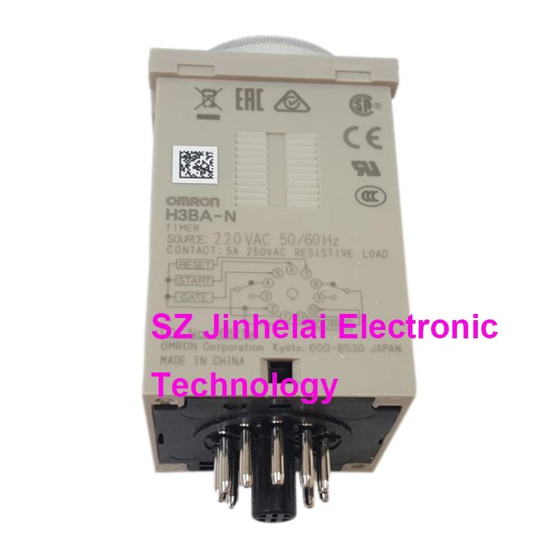 H3BA-N الجديدة والأصلية 220VAC 110VAC 24VDC OMRON الوقت التتابع AC220V AC110V DC24V الوقت لمصدر أكثر ذكاء