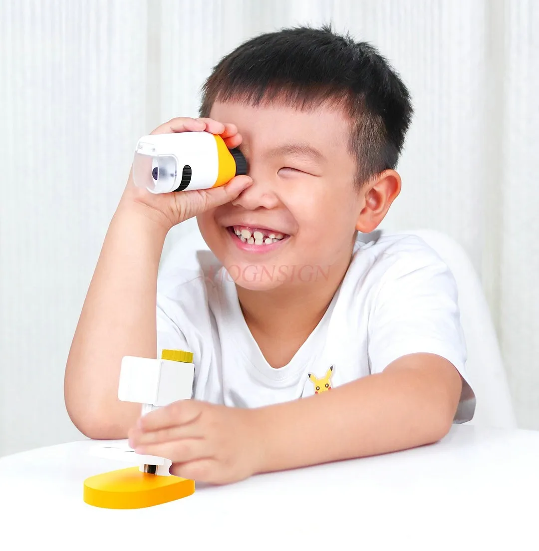 Microscope for children's science students, microscope for high-definition scientific enlightenment