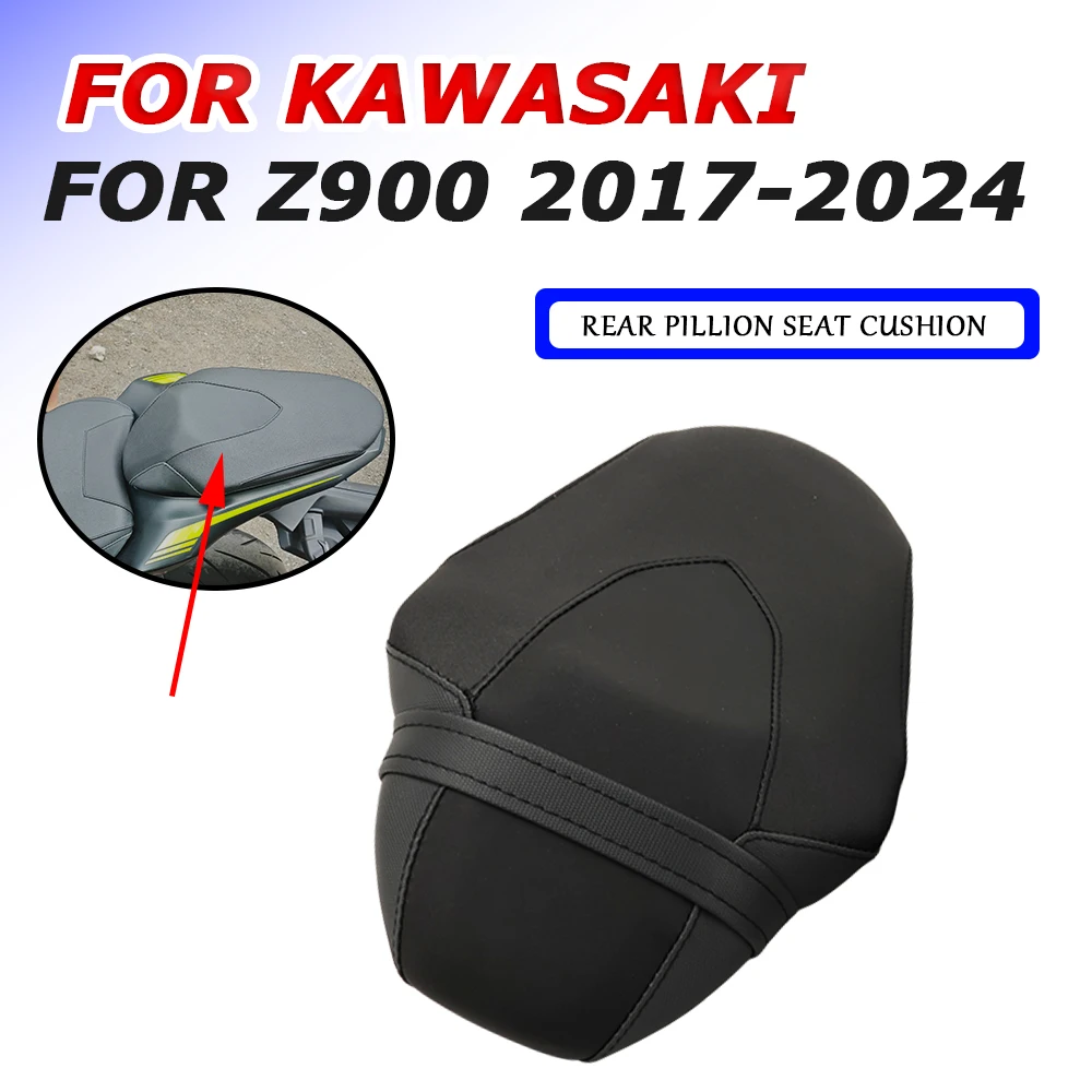 Motorcycle Rear Pillion Seat Cushion Pressure Relief Comfortable Passenger Pad Replacement For Kawasaki Ninja Z900 2017 - 2024