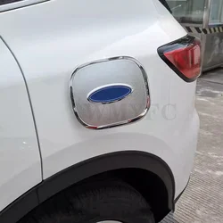 For Ford Escape Kuga 2020 2021 2022 2023 2024 Accessories Chrome fuel tank cap cover car-styling trim oil fuel cap protective