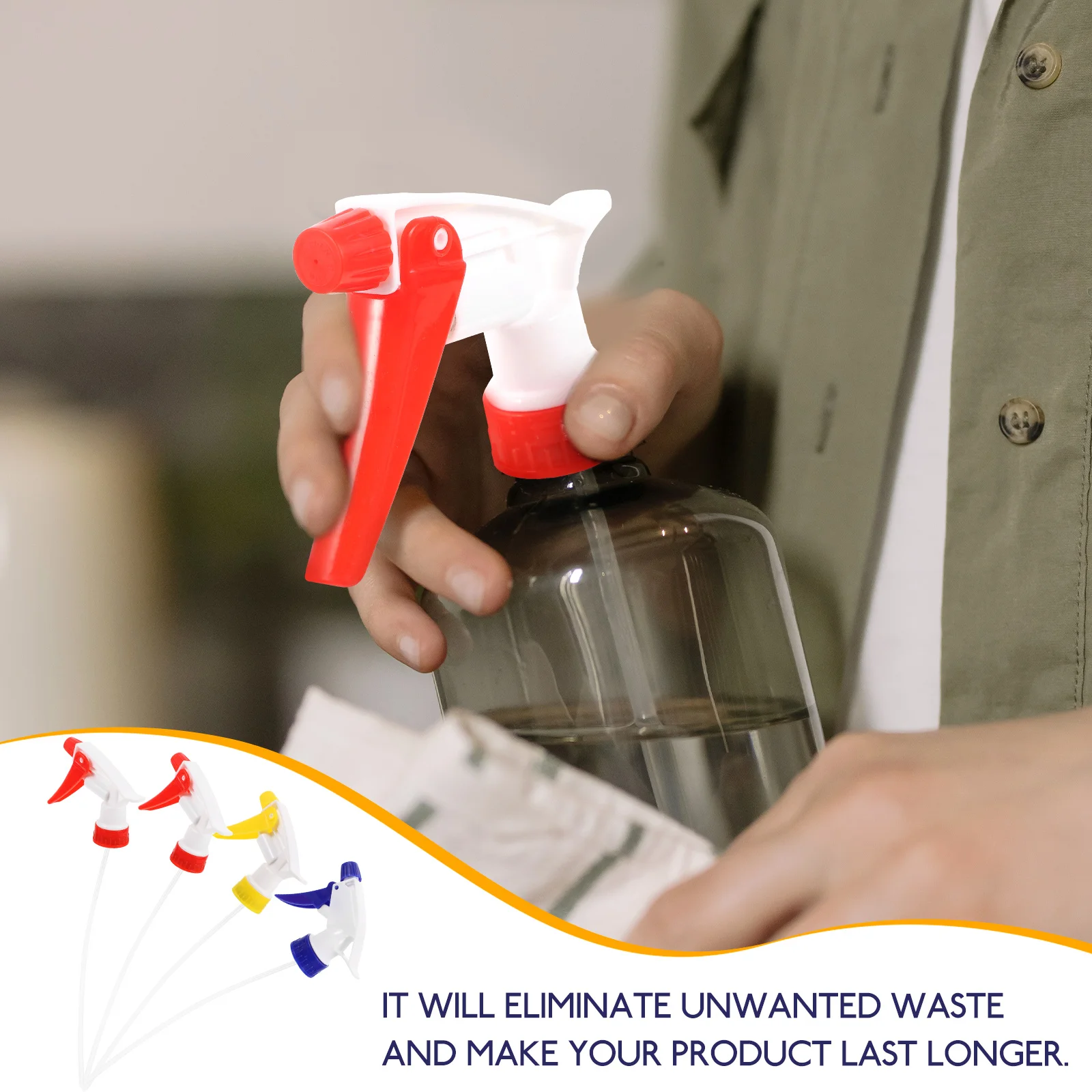 

4Pcs Spray Bottle Sprayer Heads Replacement Plastic for Perfume Essential Oil Cleaning Plant Spray Bottle Pump Head