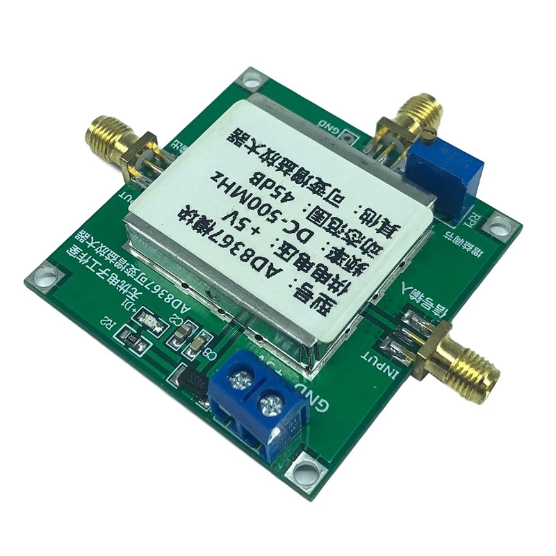 

AD8367 500Mhz RF Broadband Signal Amplifier Module 45DB Linear Variable Gain AGC VCA 0-1V