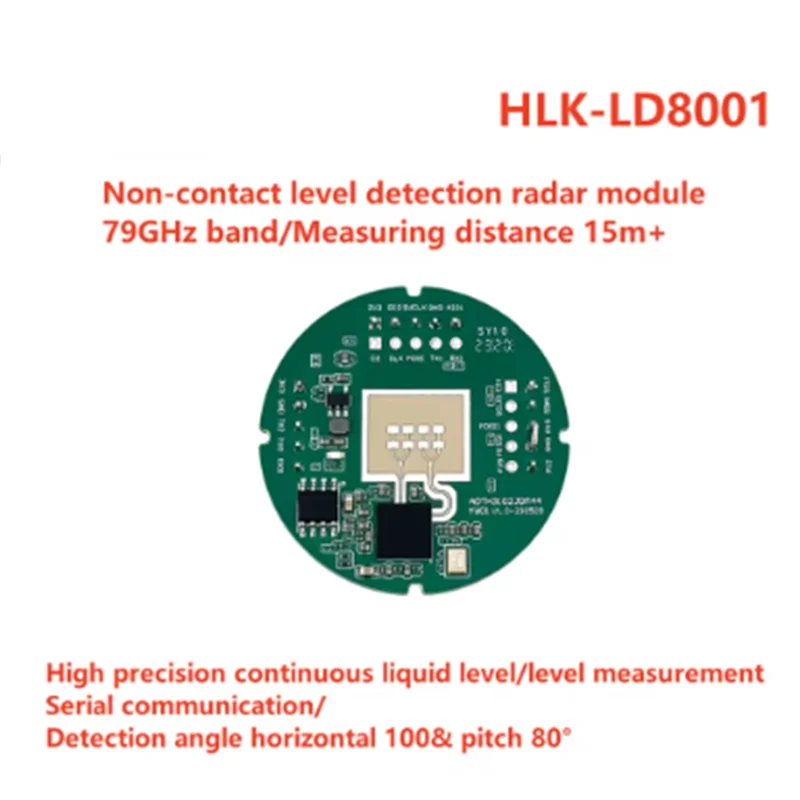 A25P 79G Millimeter Wave Level Detection Sensor HLK-LD8001 Radar Module Non-Contact High Precision Ranging