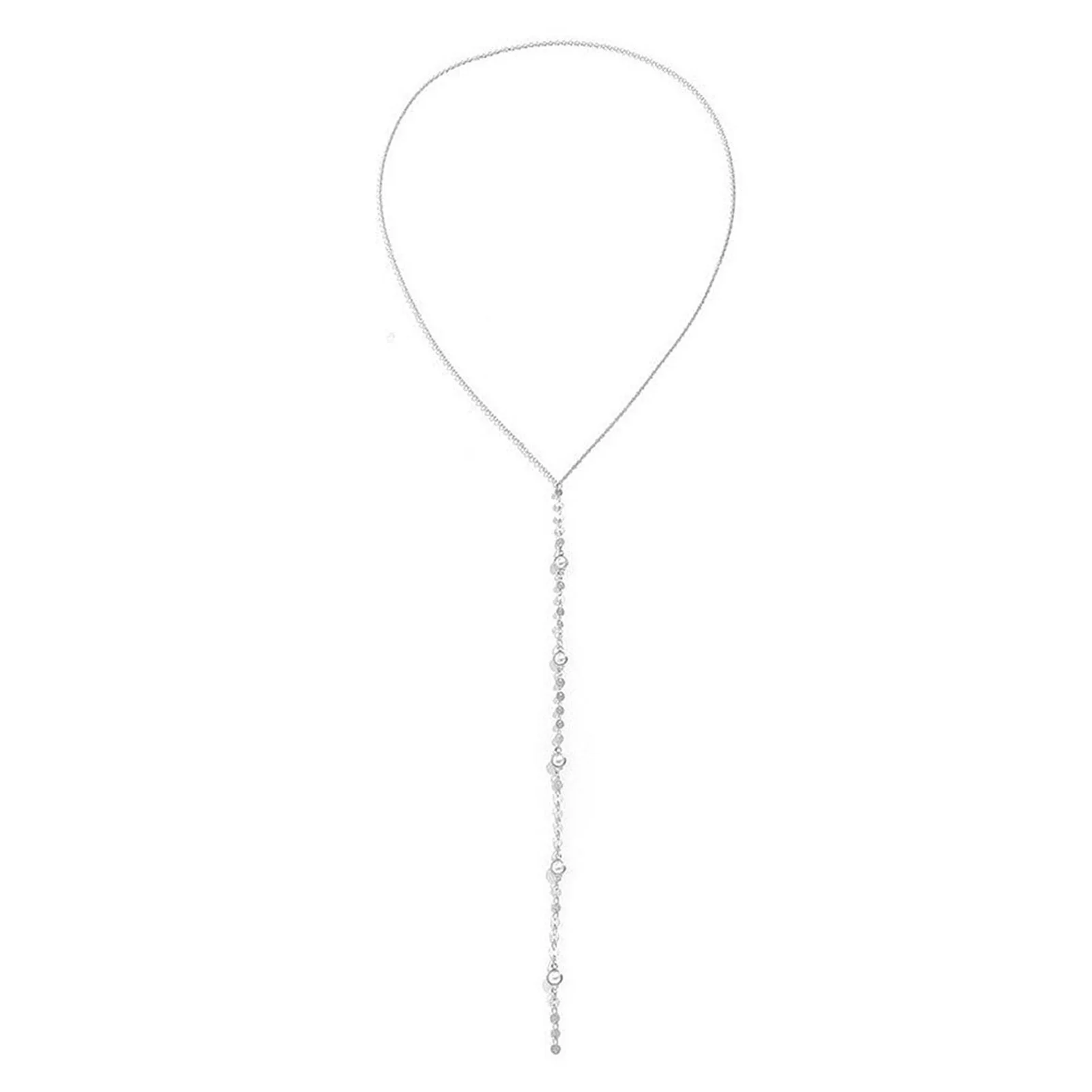 Long Tassel Necklace for Women Skin-friendly Sexy Nightclub Body Chain Jewelry Gift Jewelry Costume Accessory