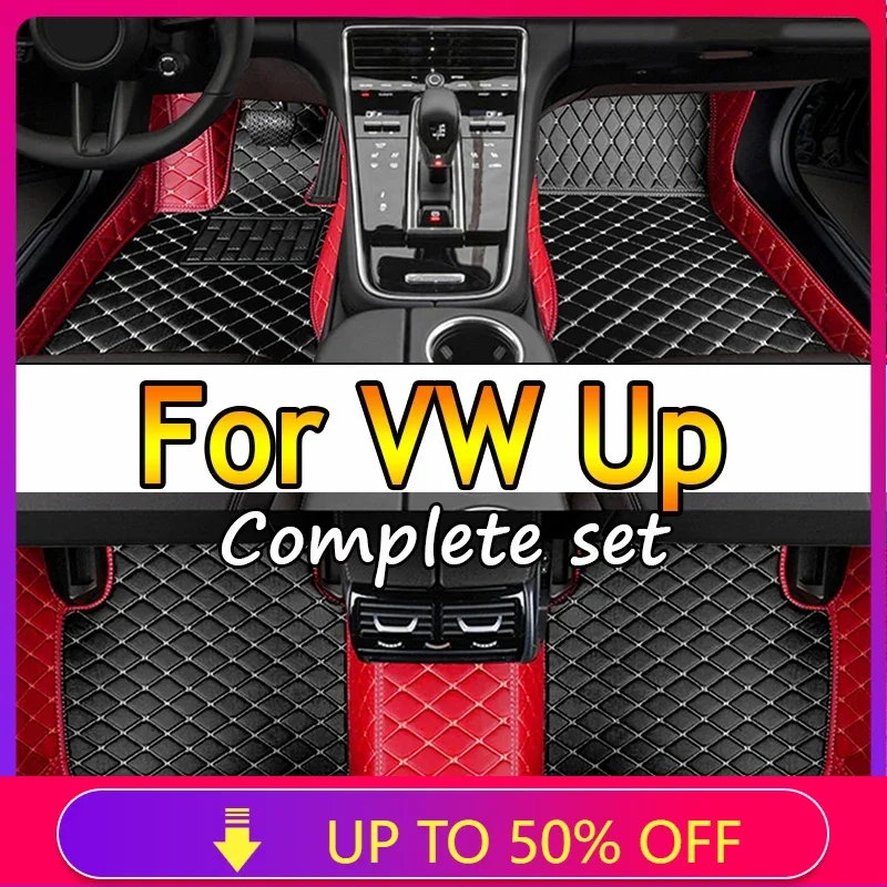 Car Floor Mat For VW Volkswagen Up 2012~2019 Waterproof Tapete Automotivo Para Carro Car Mats Accessoire Voiture Car Accessories