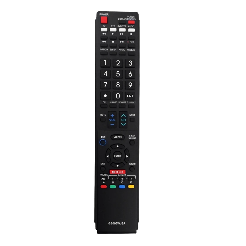 GB005WJSA Universal Replace Remote Control for Sharp AQUOS Smart TV GB004WJSA GB005WJSA GA890WJSA GB105WJSA GA935WJSAE