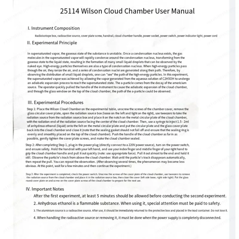 Jmz-25114 Cloud Room, Teaching Equipment, High School Physics Experimental Equipment, Experimental Equipment
