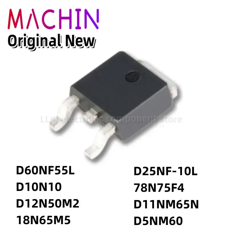 1pcs STD60NF55L STD10N10 STD12N50M2 STD18N65M5 STD25NF-10L STD78N75F4 STD11NM65N STD5NM60 TO252 N channel Fet.