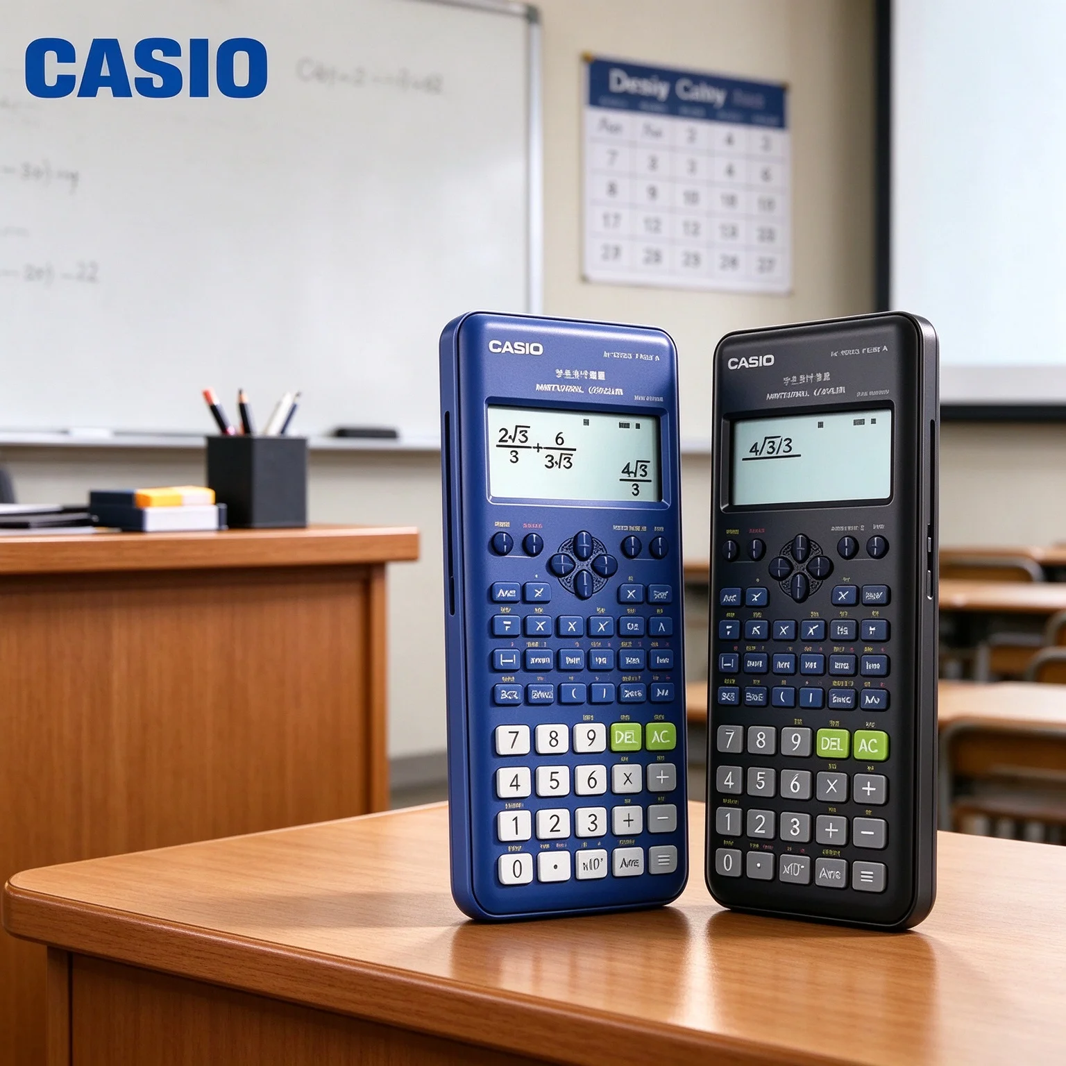 Casio /Student Calc /Function Calc FX-82E/991CN-CW/CWII/999CN-CW/CWII/50F-II Sensitive Keys Multifunction For College Math Use