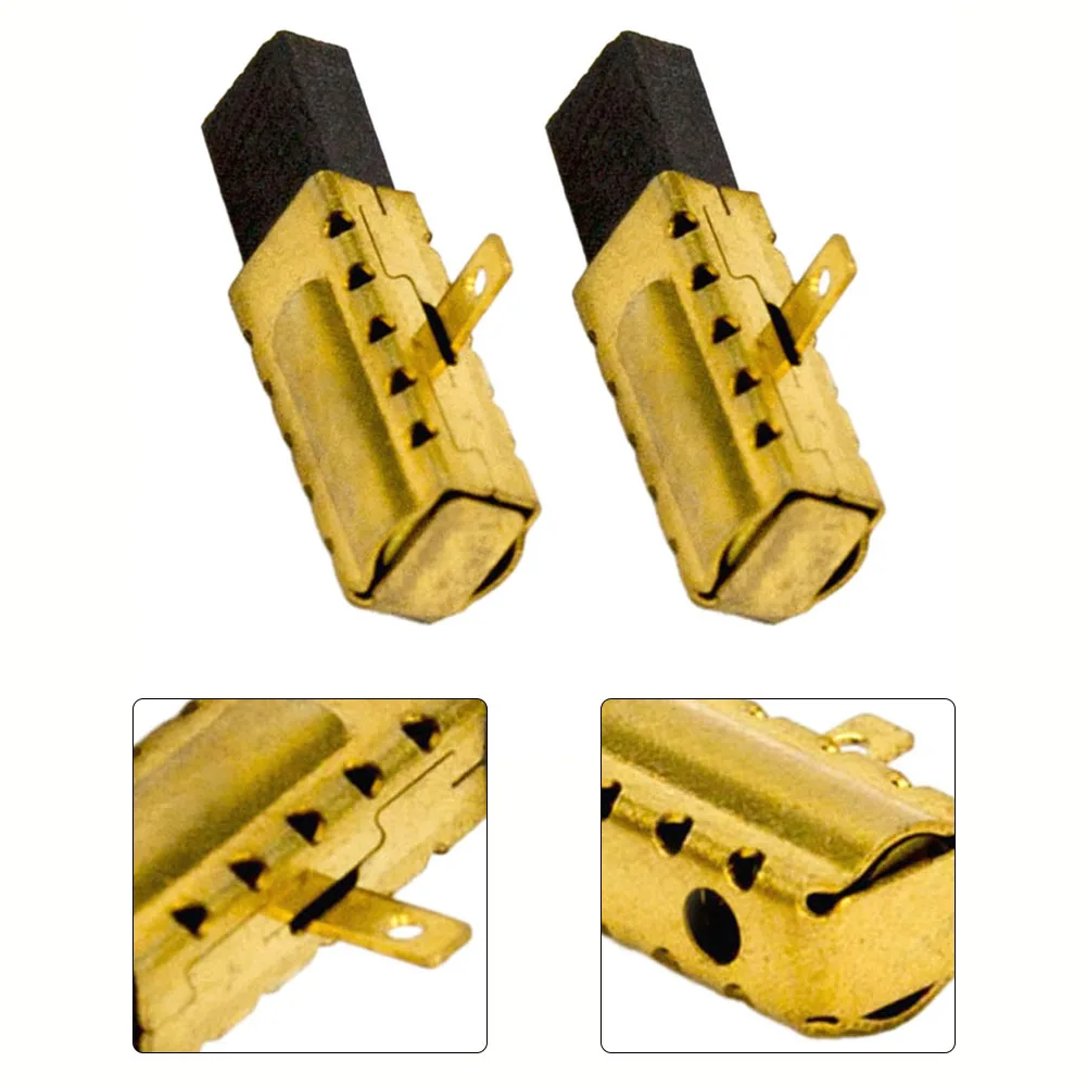 2pair Carbon Brushes for Electric For Impact Drills For GBH218E TBH2000DRE PBH3000FRE Compatible Replacement Parts