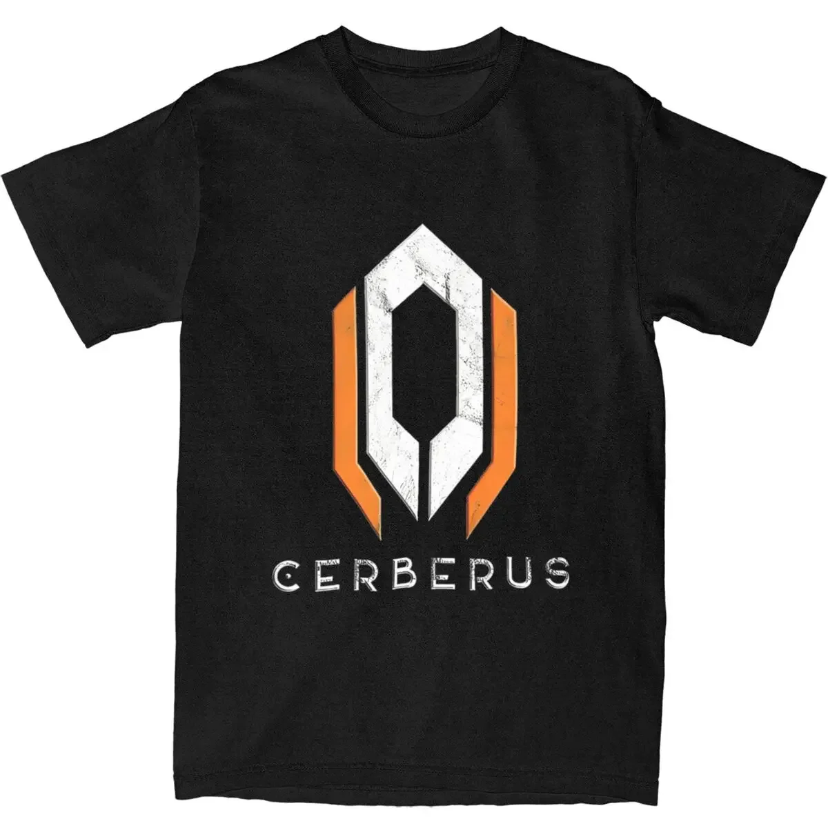 Mass Effect Cerberus T-Shirt Mens Vintage 100% Cotton T-Shirts Summer O-Neck Trendy Cool Tees Printed Big Size Clothing