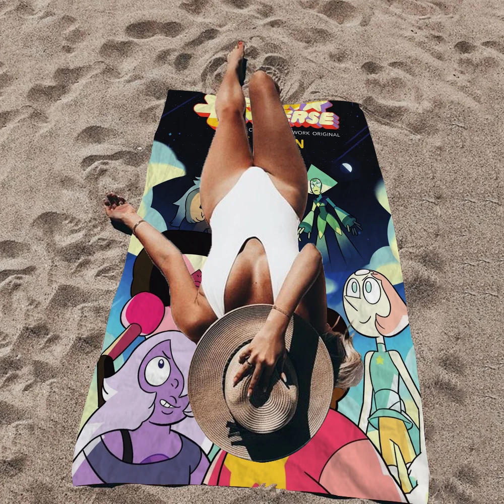 

S-steven Universe Retro Big Microfiber Beach Towels Quick Dry Towel Sand Beach Towels Pool Towel For Travel Swim Pool Yoga