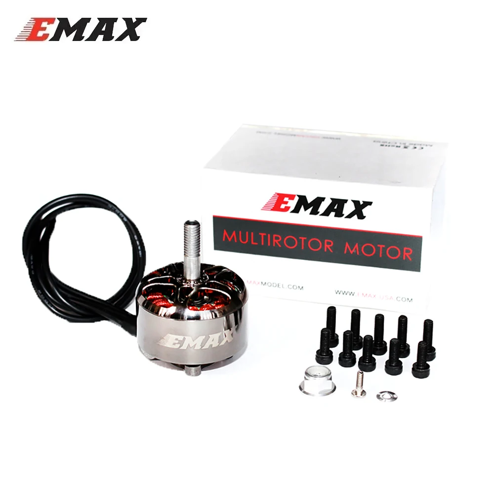 

EMAX ECOII 2812 930KV/1100KV Brushless Motor 3-6S Compatibility 7-9inch Propellers for RC FPV Racing Drone