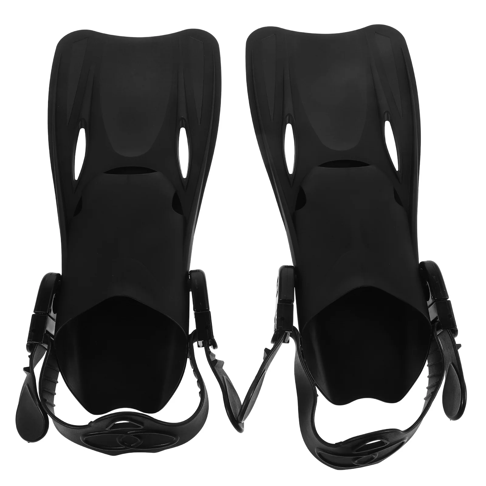 

Diving Fins Flippers for Adults Kids Black Swimming Snorkeling Body Surfing Travel Toddler Comfort Fit Enhanced Power Versatile