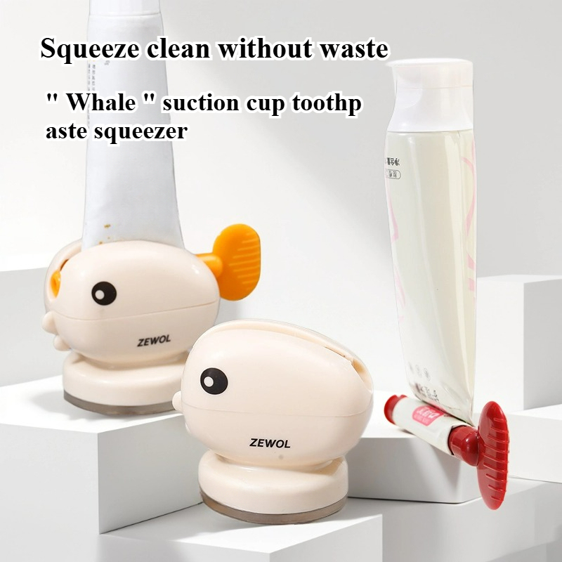  Suction Cup Punch-free Toothpaste Squeezer Manual Bathroom Accessories Rolling for A Smooth and Comfortable Brushing Experience 