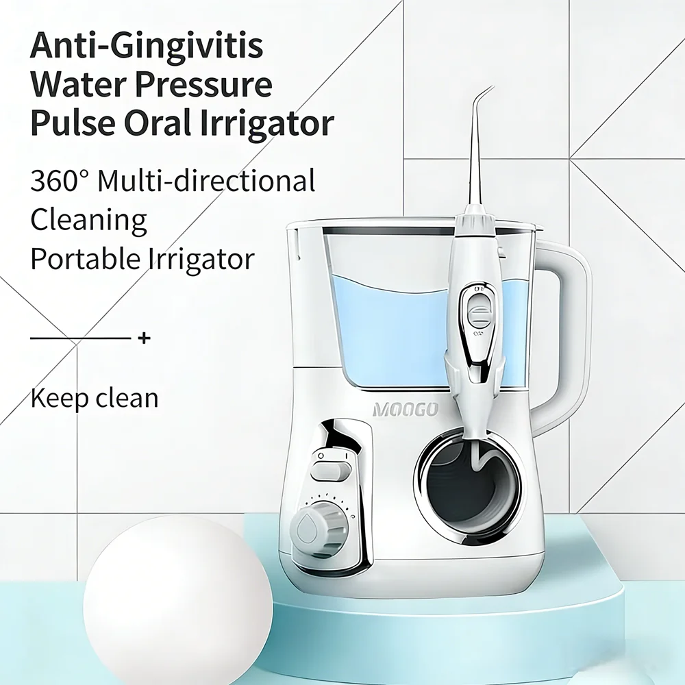 

Электрический ирригатор для полости рта настольный, 10 режимов, 800 мл, для домашнего использования, с 5 насадками