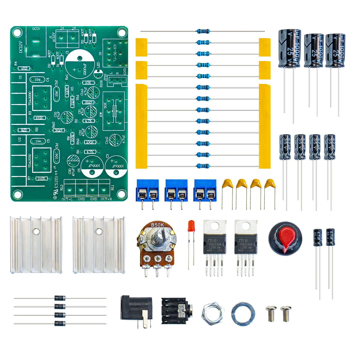 Kit de Placa Amplificadora Est - Diy Audio Electronics Projects avaliação e preço