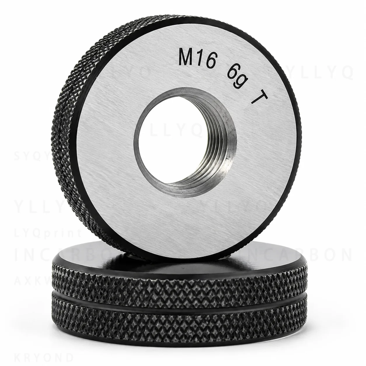 1SET GO NOGO Thread Ring Gauge 6g M77-M88 Metric Fine Pitch 0.5-6 Screw Thread Gage Precision Test Tool