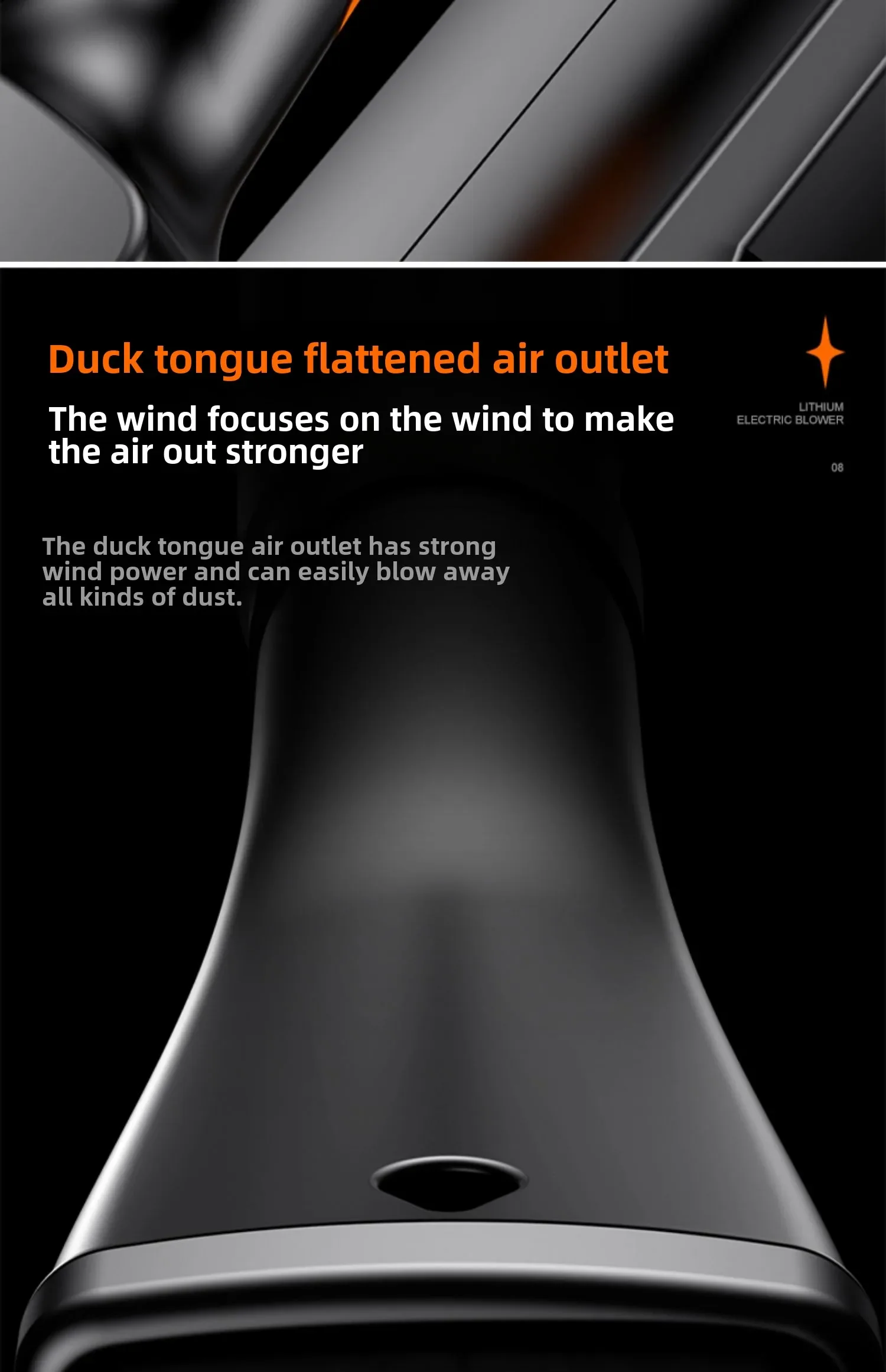 Souffleur industriel haute puissance pour le dépoussiérage du sol de construction