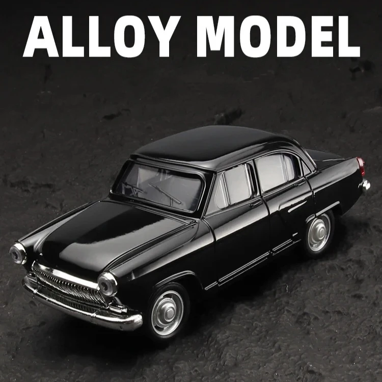 

1:43 Volga GAZ-21 Toys Classic Vehicles Sound and Light Kids Toys Diecast Alloy Car Models Collectible Gifts