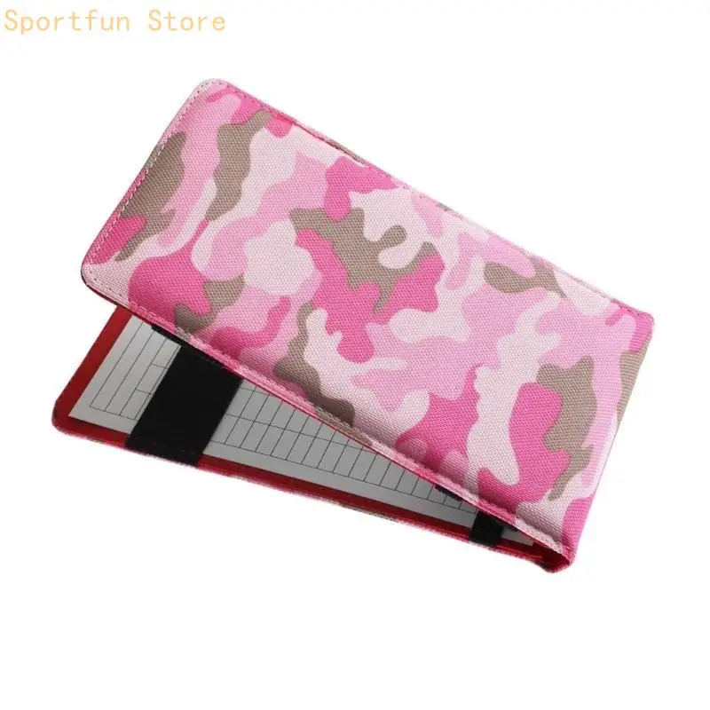 Golf Scorecard Book Oxford Cloth Score Book Pocket Golf Score Book Golf Accessory X7JD