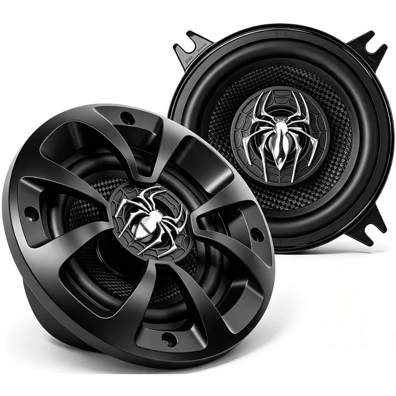 2-pcs-4-inch-car-speakers-600w-peak-high-quality-2-way-car-coaxial-speaker-4-ohm-carbon-fiber-basin-universal-upgrade-component