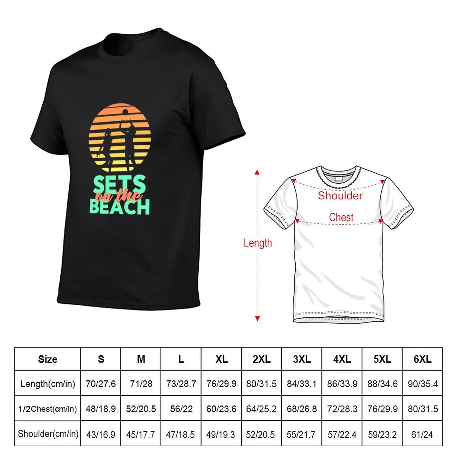 New Volleyball Shirt For Men & Women - Sets On The Beach T-Shirt sublime t shirt shirts graphic tees men t shirts