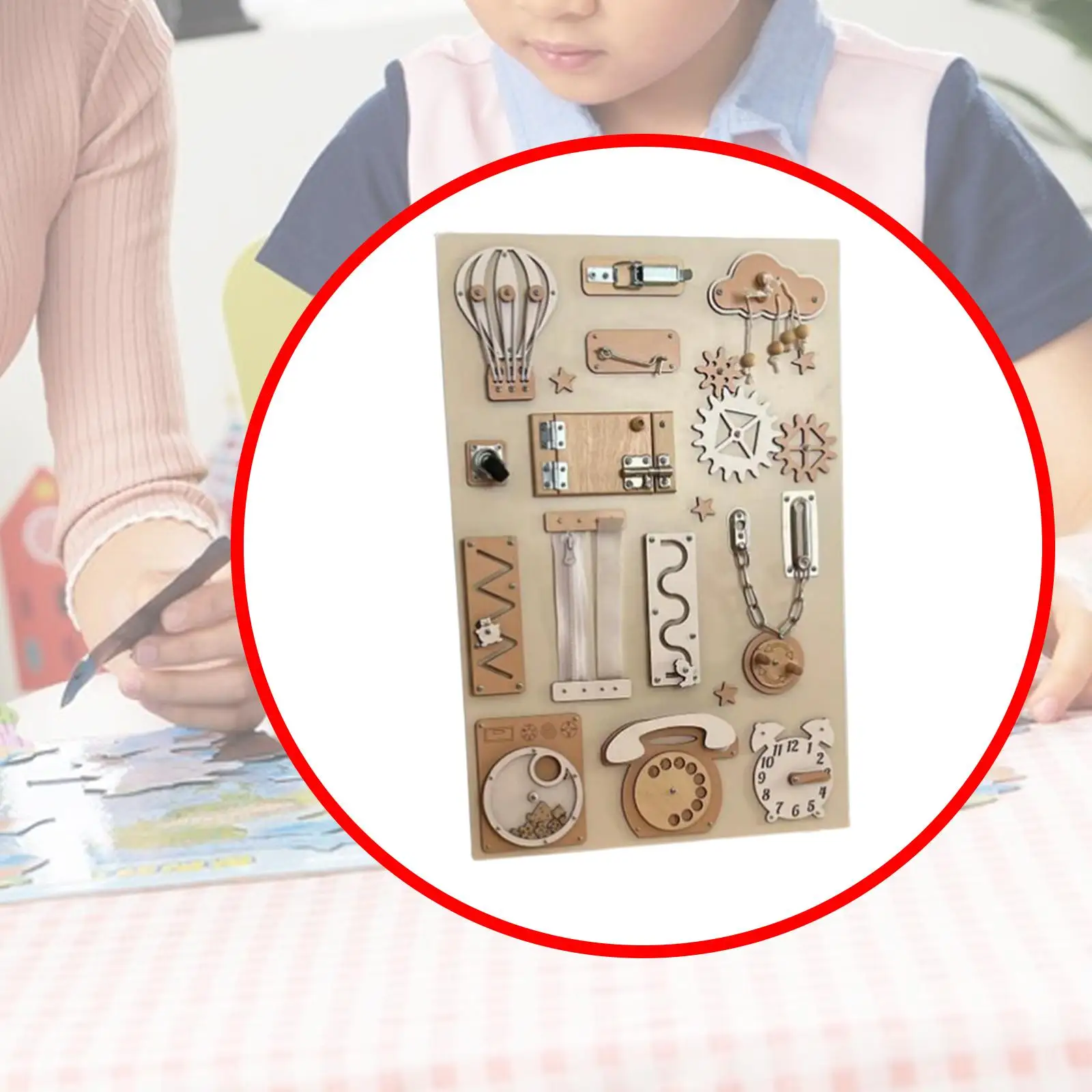 

Монтессори занятая доска лабиринт сенсорная доска для детей подарок на день рождения