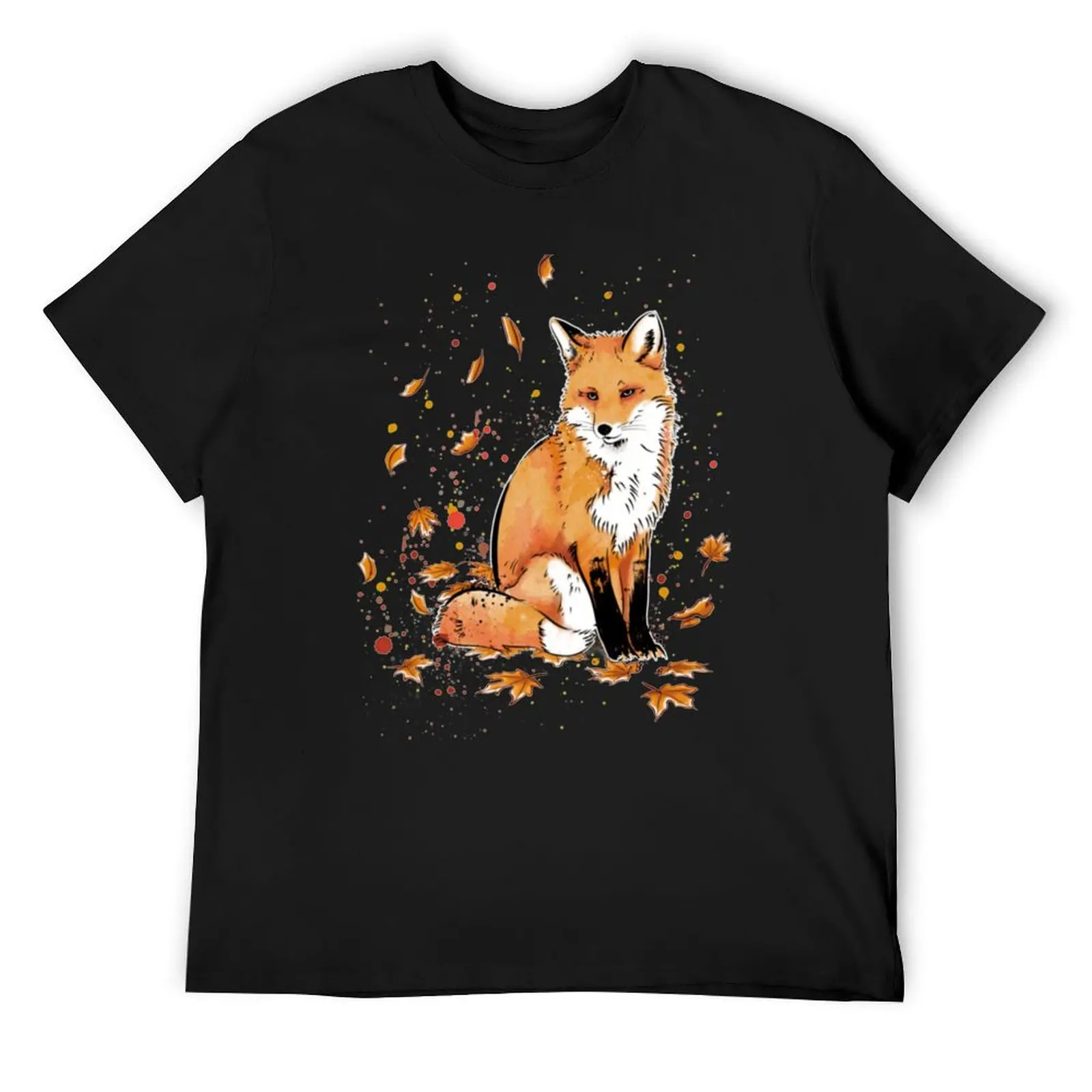 

foxes T-Shirt funny costumes Short sleeve tee cotton graphic tees fruit of the loom mens t shirts