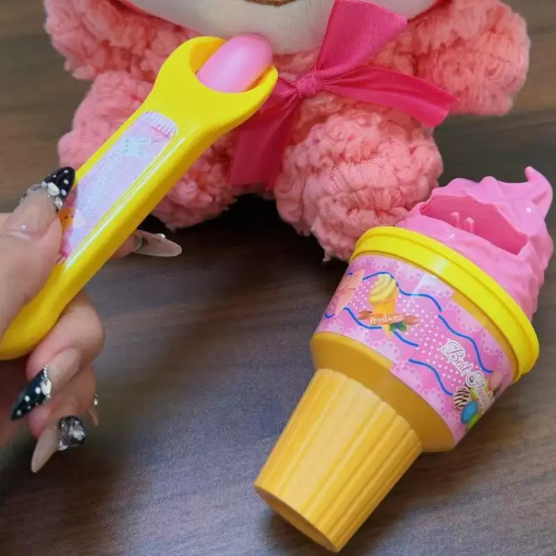 1 Set Little Bear Bento Food Role Play Early Education Pretend Play House Kitchen Toys Girl Food Feeding Pudding Ice Cream Toy