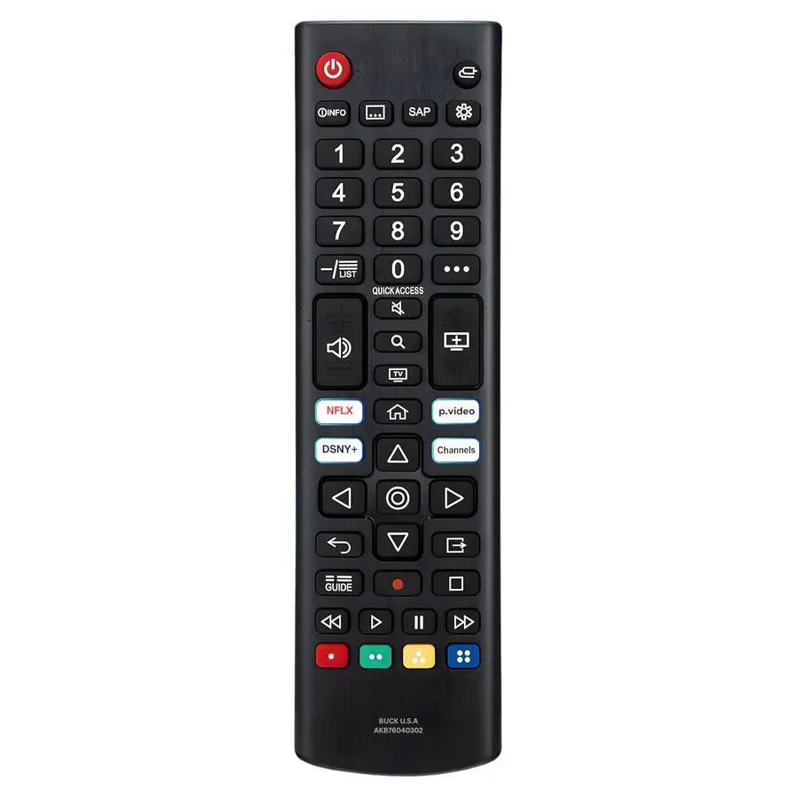 

Пульт дистанционного управления LG для Smart TV, простая настройка, функции быстрого доступа к потоковому вещанию, совместим с LG 4K, UHD, LED, OLED Smart HDTV