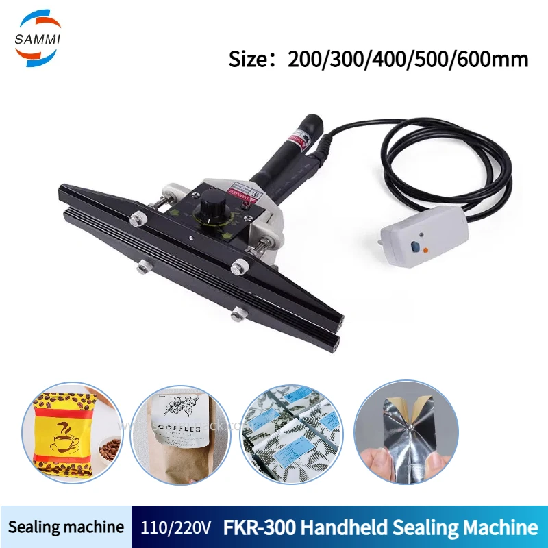 SAMMI Direct-heat Pliers Sealing Machine Portable Hand Clamp Sealer Handheld Aluminum Foil Kraft Paper Packing Sealer Packer