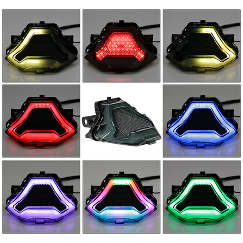 Motorcycle LED Taillight Brake Rear Turn Signal Lamp Tail Light For YAMAHA MT-07 MT07 MT-03 MT03 MT-25 YZF R25 R3 2013 2019-2020