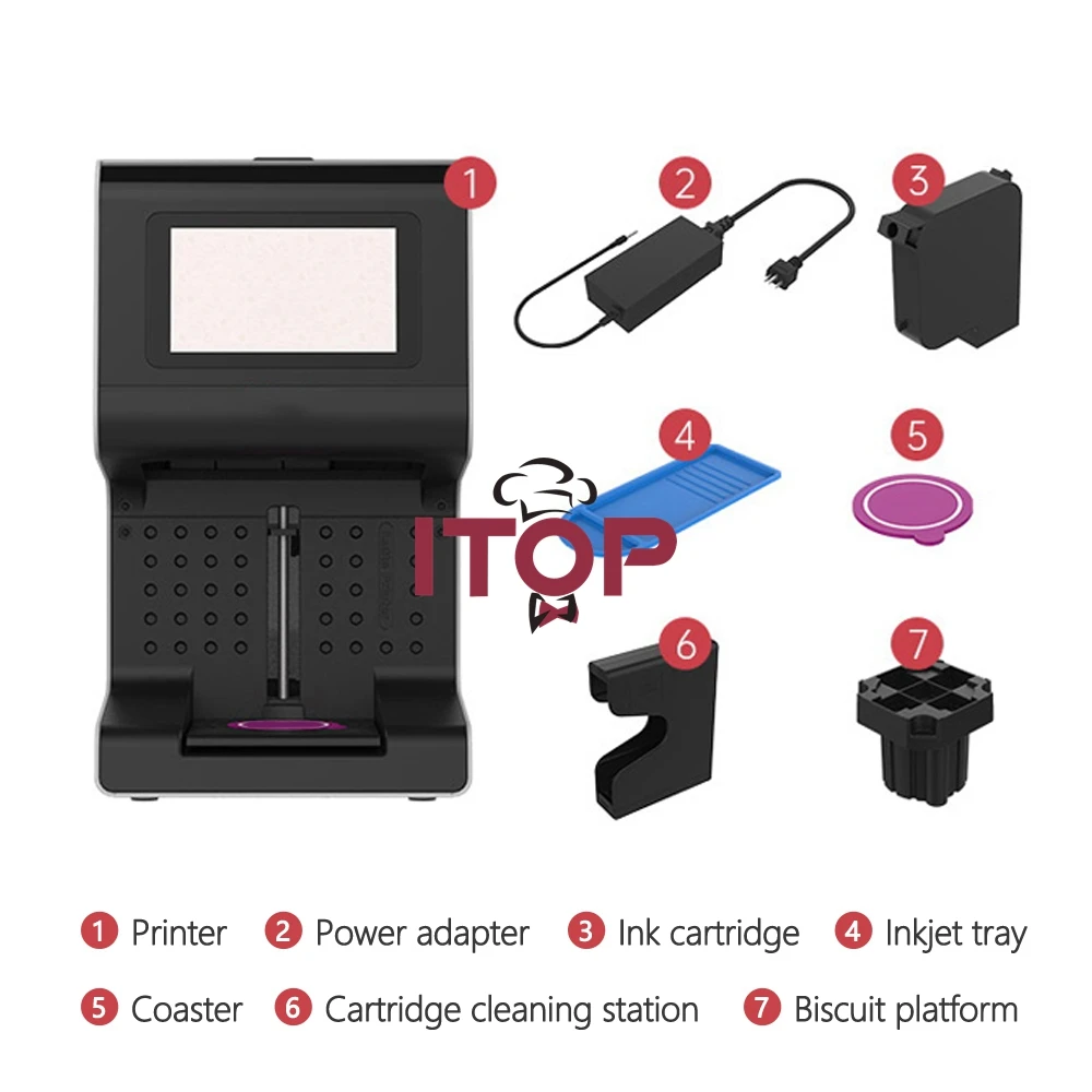 STLF JW تصميم جديد طباعة القهوة Selfie طابعة القهوة رائجة البيع آلة طابعة القهوة Latte ثلاثية الأبعاد التجارية