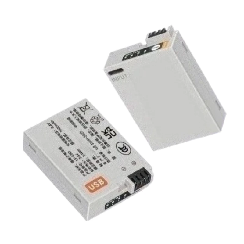 For Canon EOS 550D 650D 700D Kiss X4 X5 X6i Rebel T2i T3i T4i High Quality LP-E8 7.4V 1000mAh Camera Battery Type-C Charging
