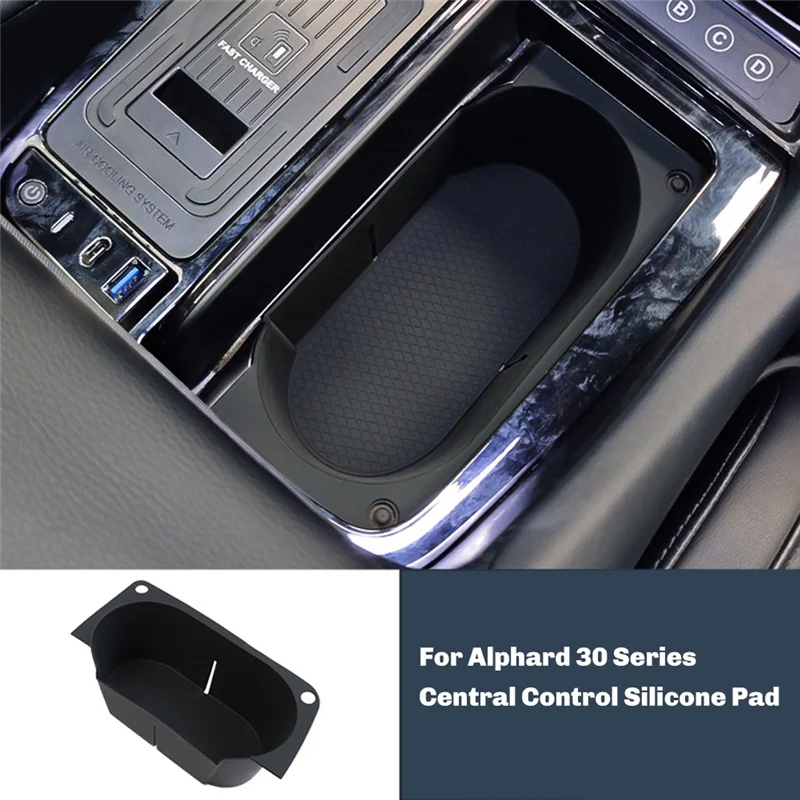 Для Alphard 30, держатель для чашки с водой, силиконовая центральная панель управления, амортизирующая нескользящая подставка для чашки с водой