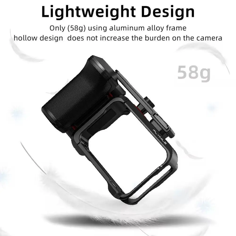 

Osmo Action 5 Pro Sport Camera Holder One Piece Street Handle Quick Release Protective Case Shell For Insta360 Ace Pro1/2