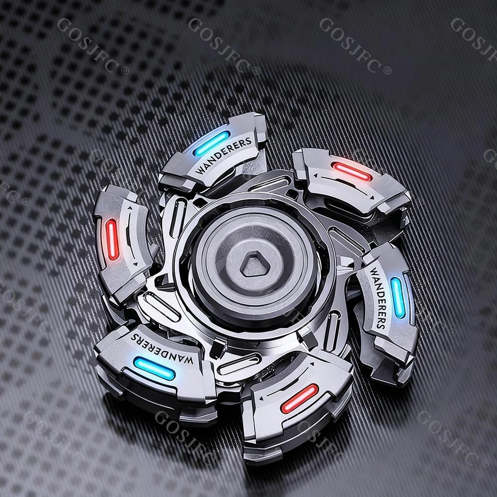 Wanderer EDC フィジェットスピナー オープンネイルジャイロ ストレス解消おもちゃ フィジェットおもちゃ 大人用 オフィスデスクアクセサリー