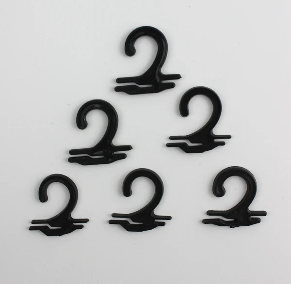 500 teile/los Socken Aufhänger Header Karte Haken Große Strümpfe Hosen Schlauch Handschuhe Handtuch Tasche Verpackung Display Haken Clip Kunststoff – Detail 4