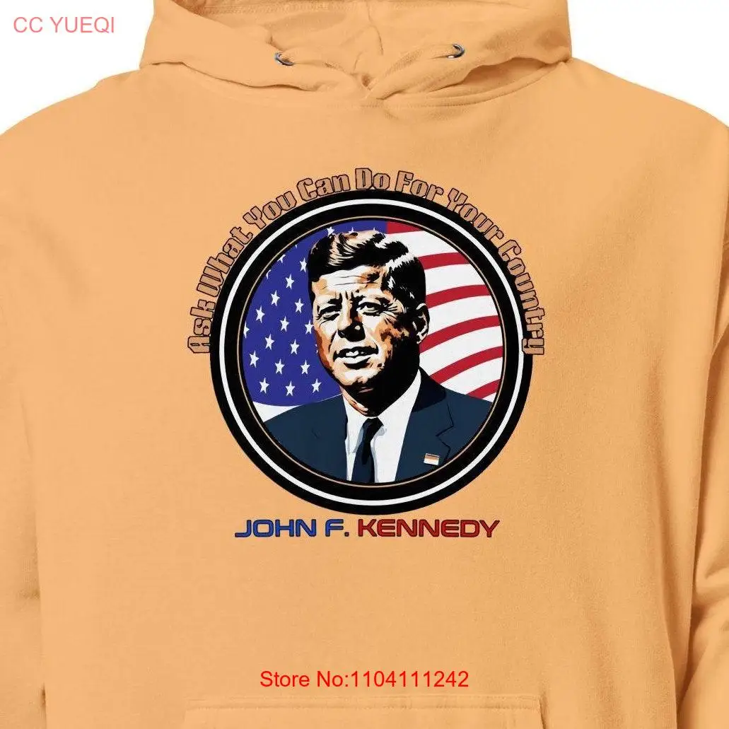 John F Kennedy JFK T Shirt Presidential American History Legacy 35th President Political long or short sleeves