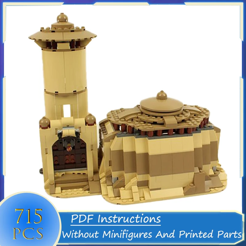 Star Movie Throne Room Diorama Scene Model  Building Block Palace City Architecture MOC Set Toys s Birthday Gift