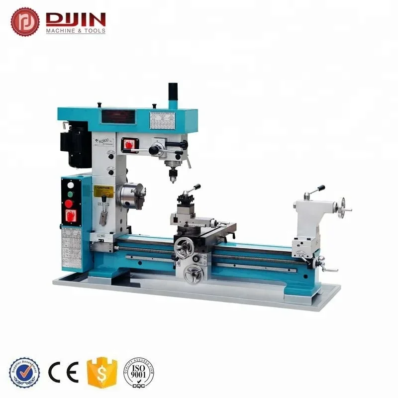 High quality of Mini lathe mill drill combo HQ800 Multi-purpose machine lathe for discount