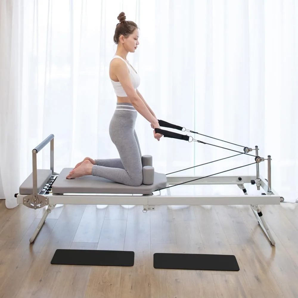 

Foldable Pilates Reformer,Pilates Machine & Equipment for Home Use and Gym Workout,Suitable for Beginners and Intermediate Users