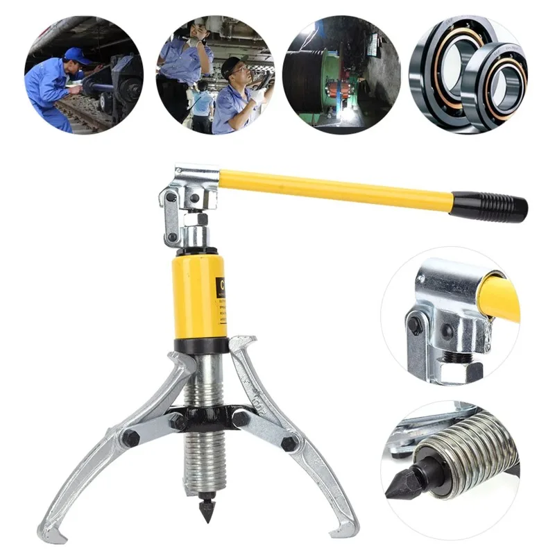 5 Ton Hydraulic Gear Puller Separator 3-Jaw Bearing Hub Removal Tool Kit