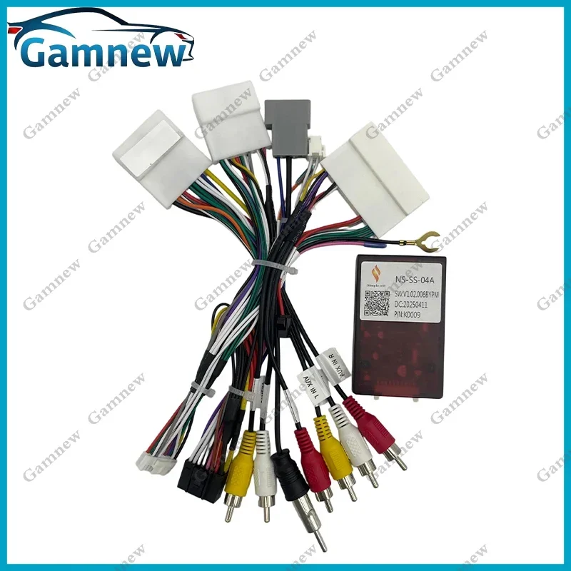 Car 16pin Wiring Harness Adapter Canbus Box Android Radio Power Cable For Nissan X-trail Teana 2014-2018 Maxima Murano 2016+