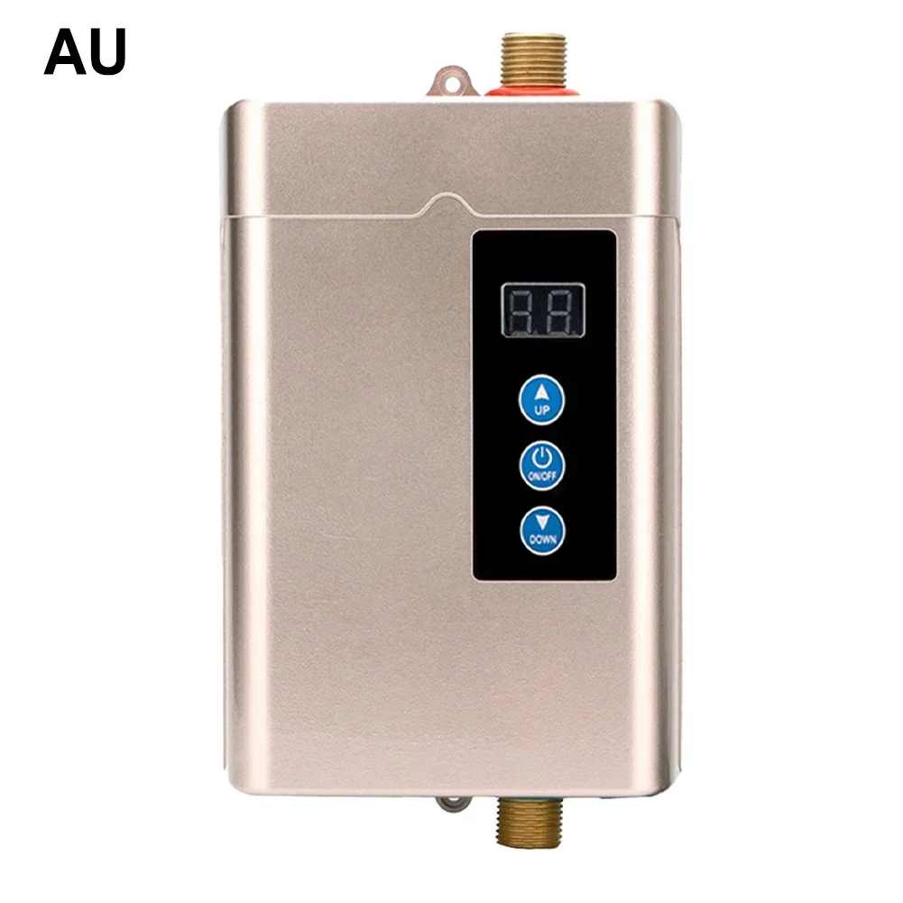 Tankless Hot Water Heater Shower Touch screen Buttons Water and Electricity Separation Remote Control Operation