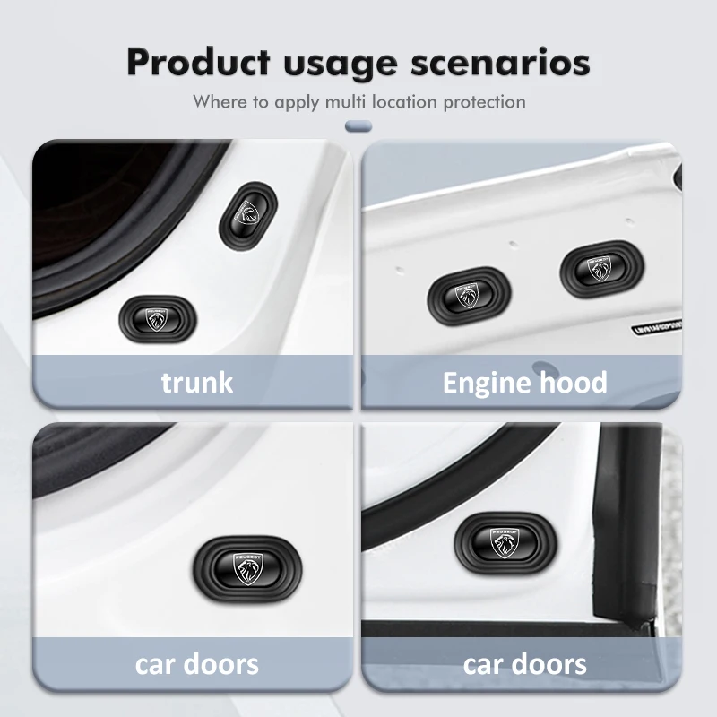 لبيجو سيارة شنت امتصاص الصدمات وسادة مكافحة الضوضاء وسادة صامتة 407 508 2008 5008 307 308 3008 206 207 208 107 106 #2