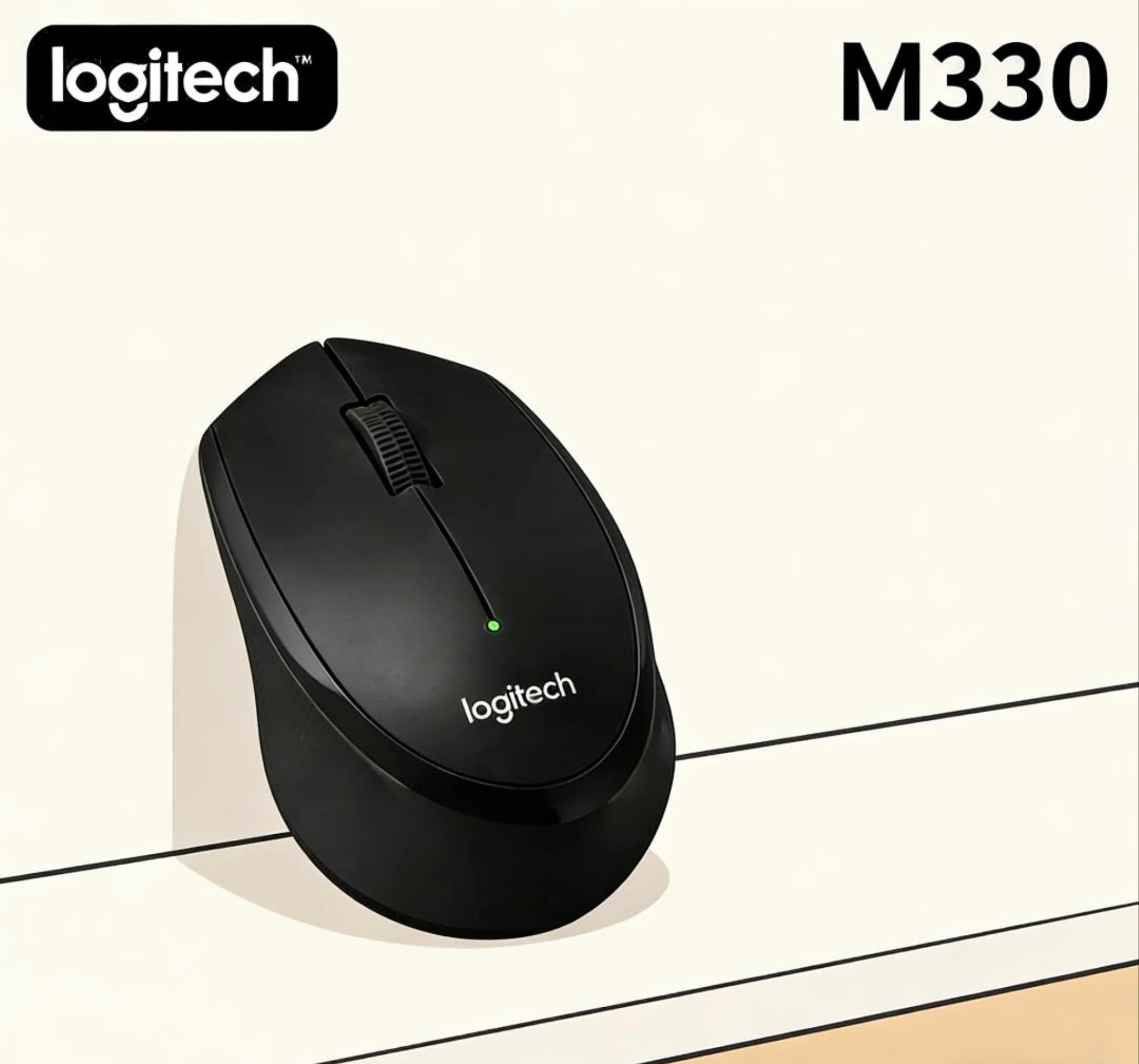 

Беспроводная игровая мышь Logitech M330, высокая точность, длительное время работы от аккумулятора, двухрежимная, эргономичная, бесшумная + M750/M280/G304